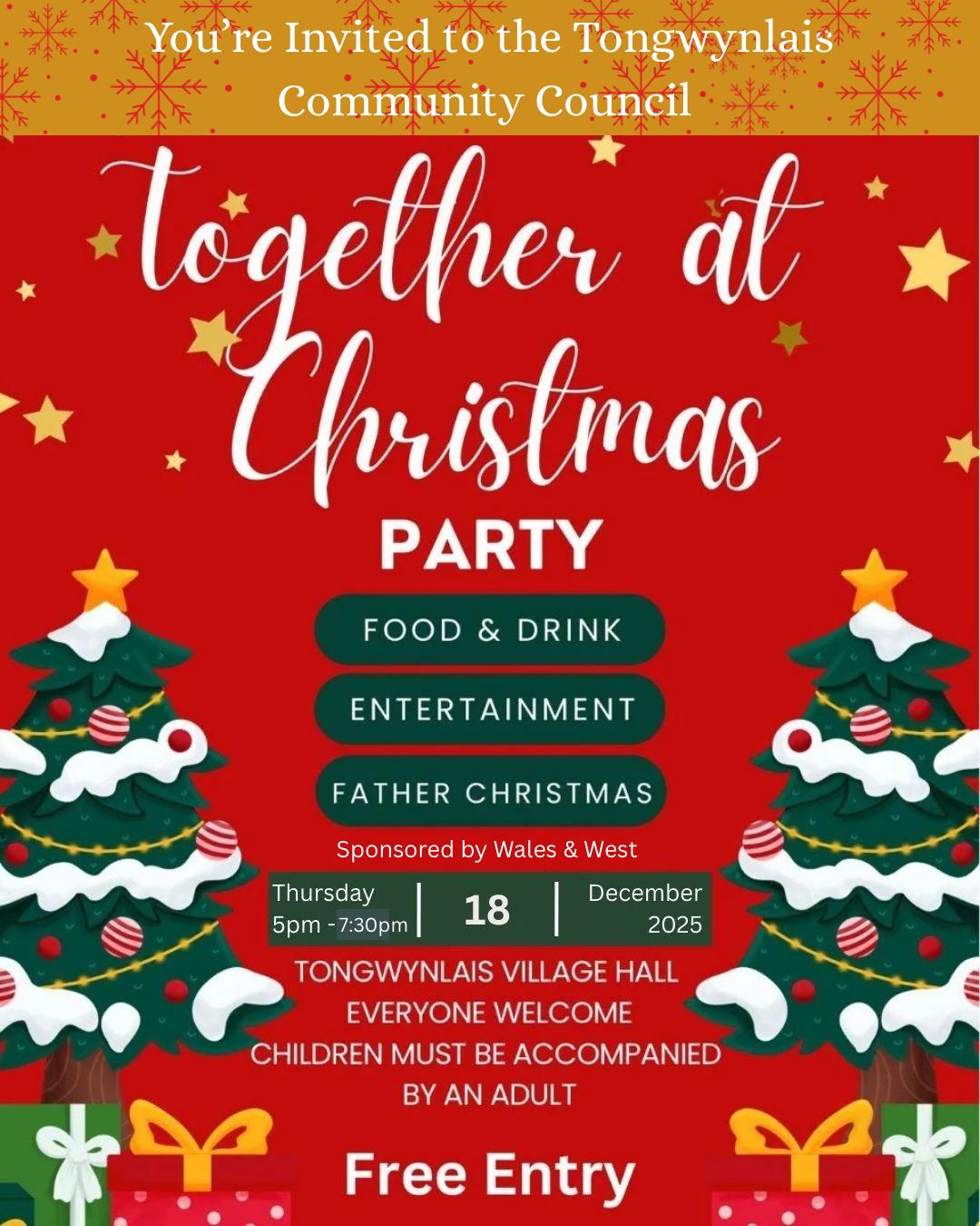 Together at Christmas event poster